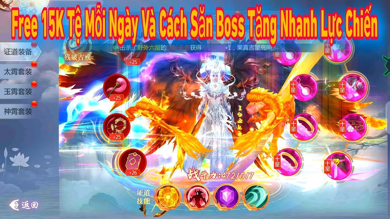 Kiếm Khách Phong Lăng - Cày Chay Săn Boss Tăng Nhanh Lực Chiến Và Cách Nhận 15K Tệ Mỗi Ngày X7Game