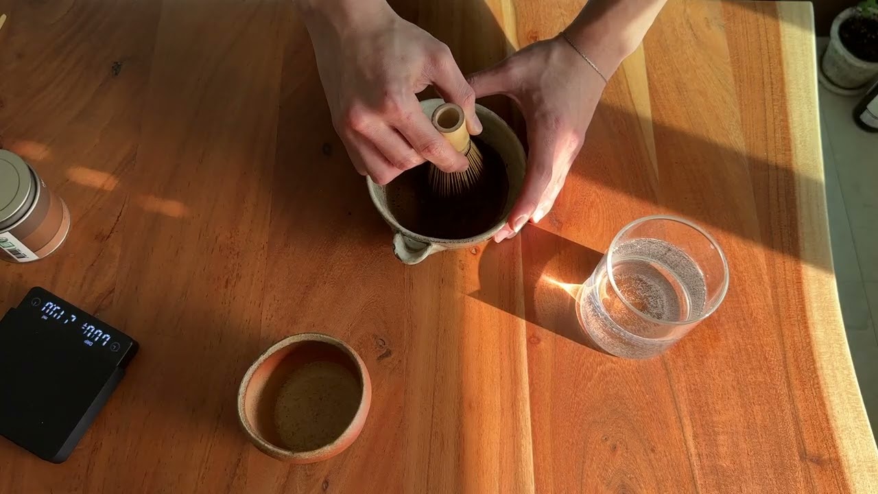 Making Hoji Matcha