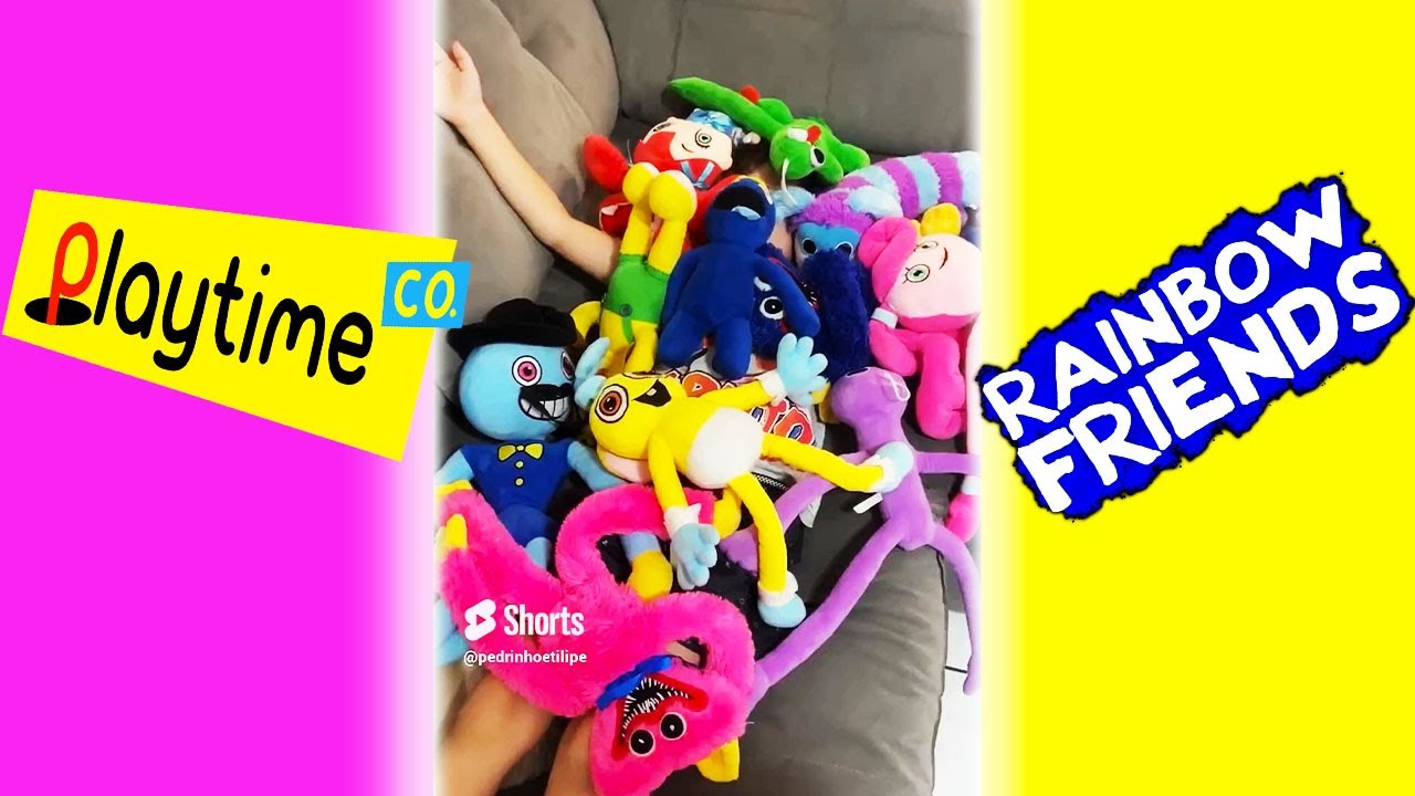 PELÚCIAS DE POPPY PLAYTIME E RAINBOW FRIENDS | COLEÇÃO 😱🙌🤣