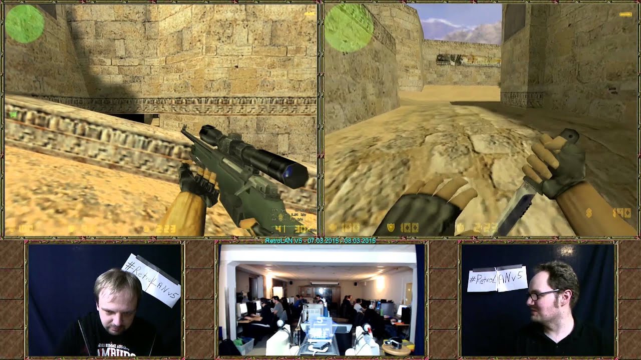 Retro LAN v5 - Counter-Strike 1.5 de_dust2