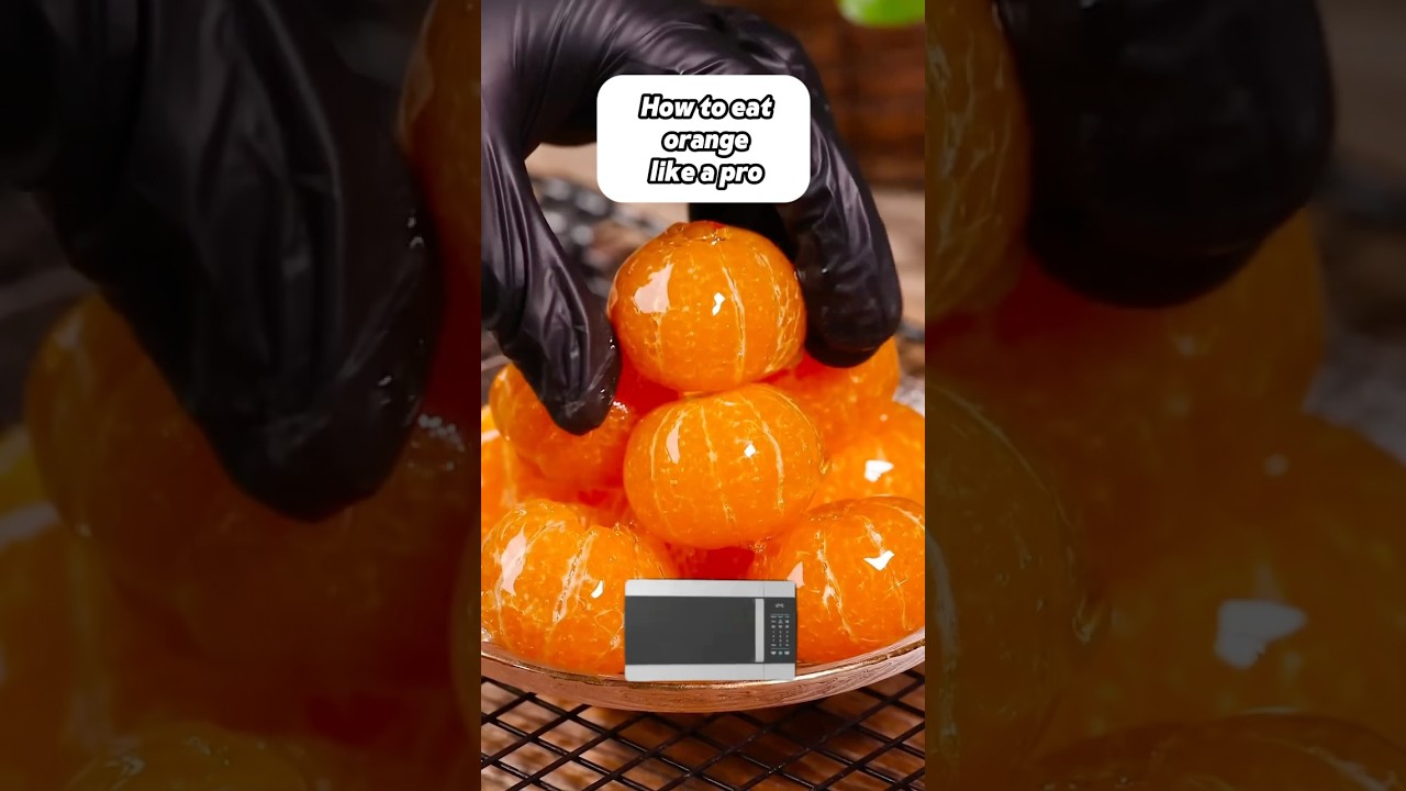How to eat orange like a PRO with @foodiechina888 #shorts