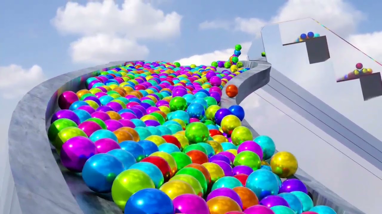 30,000 rainbow marbles reverse