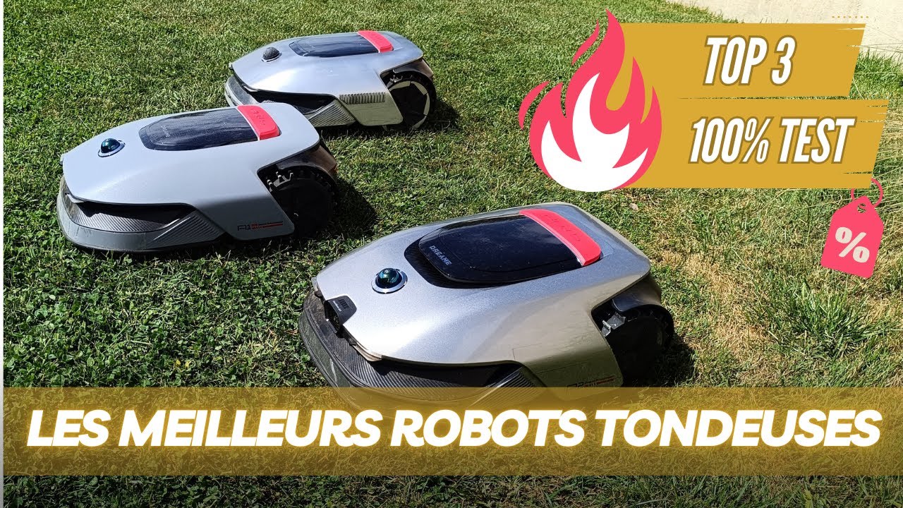 Top 3 des meilleurs robots tondeuses testés en 2026 !