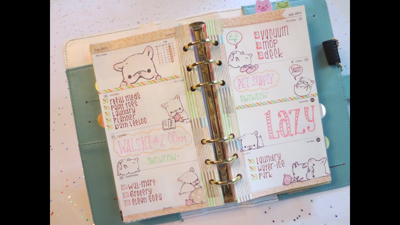 Decorating My Planner - Week 30 (toromi)