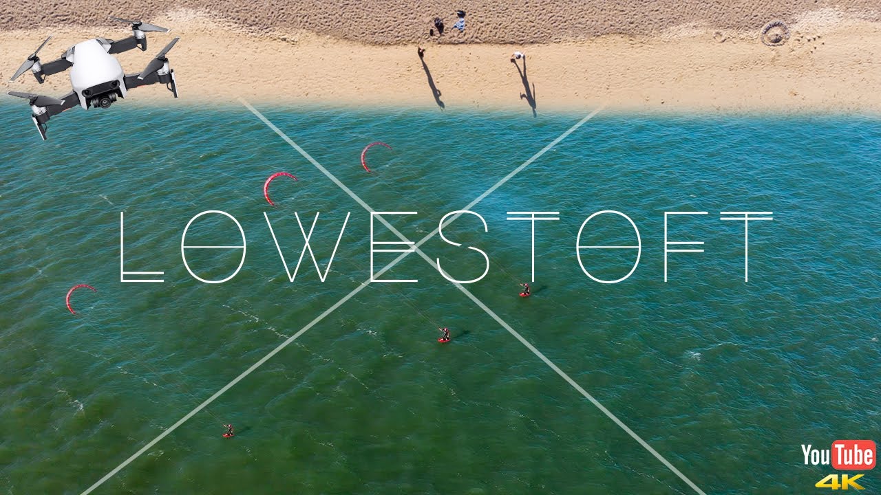 England Lowestoft | North Sea Surfing | Beautiful beach | DJI 4k