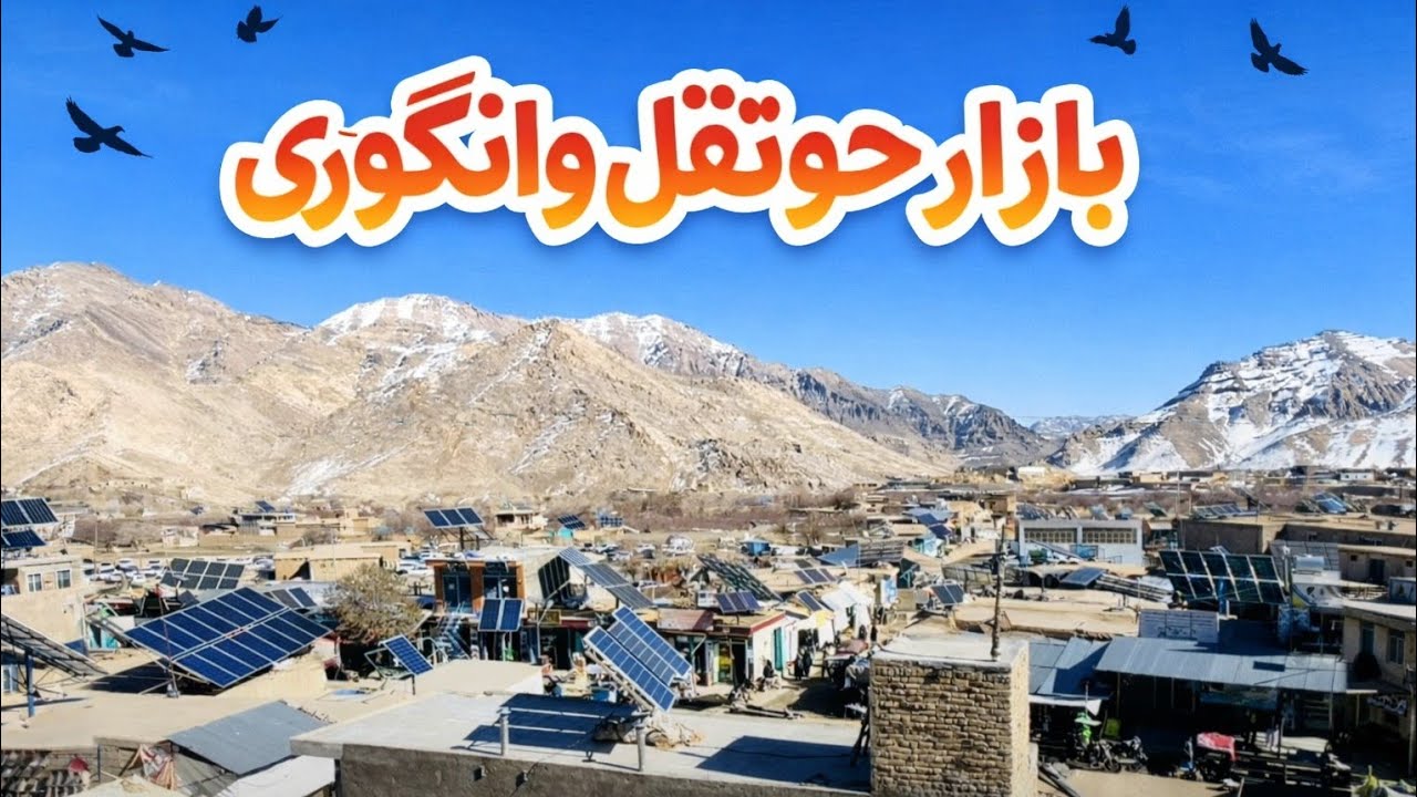نمایی از بازار حوتقل و انگوری | View of Hootqol  🤩❤️and angori Market