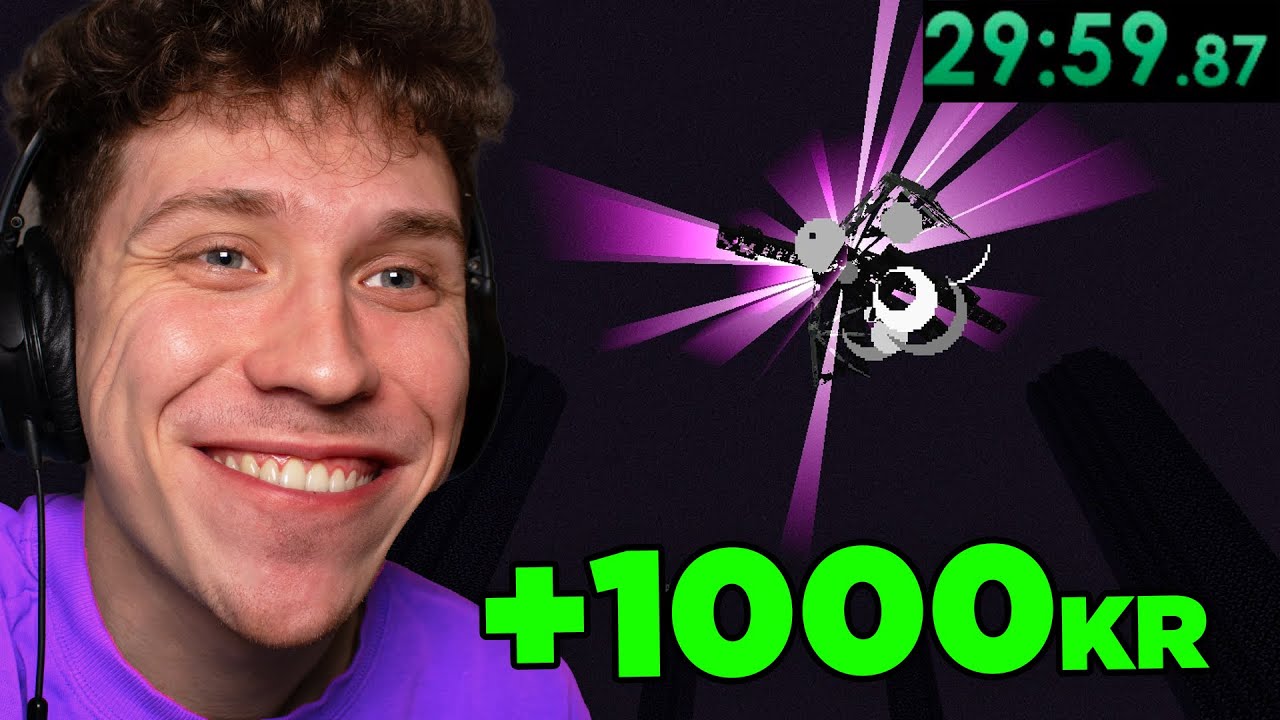 Første Til å Runde Minecraft Vinner 1000kr! (Med Dennis Vareide)
