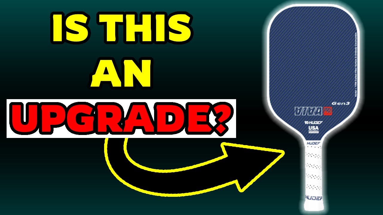 Hudef Viva Pro Gen 3 Pickleball Paddle Review: Increase In Pop From The Viva Pro 2?