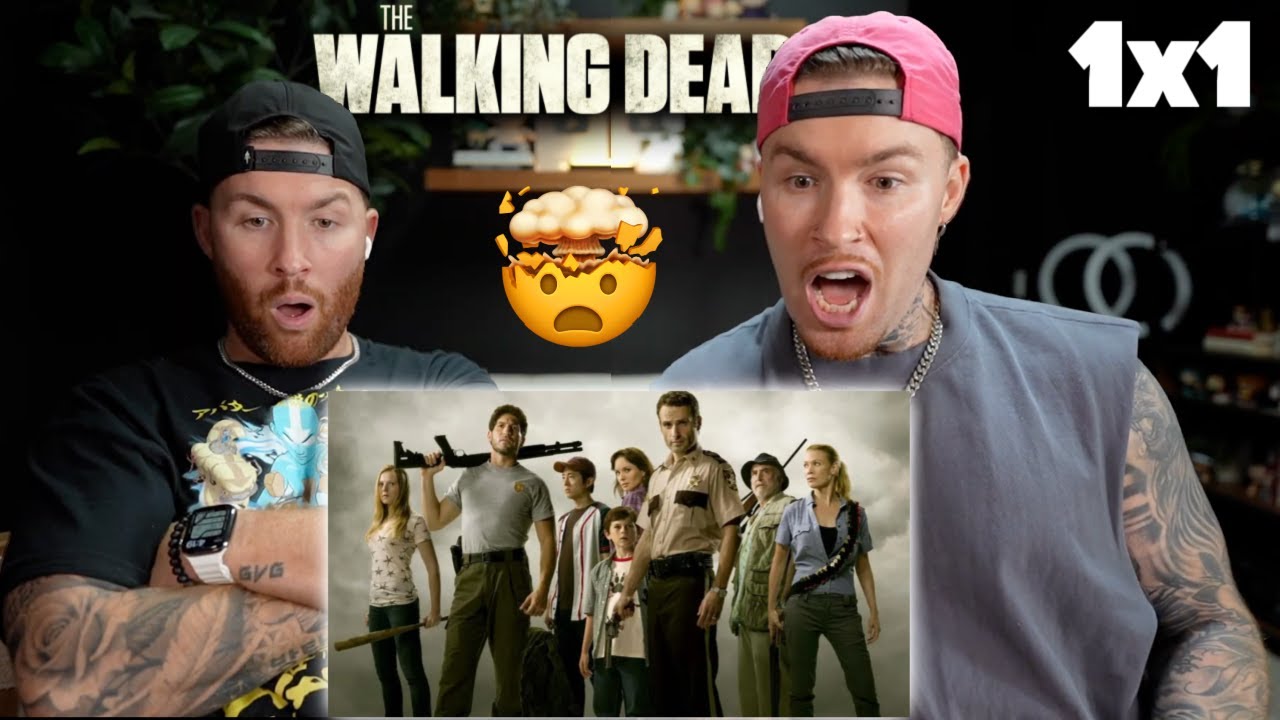 TWINS WATCH THE WALKING DEAD FOR THE FIRST TIME! | Episode 1 Reaction