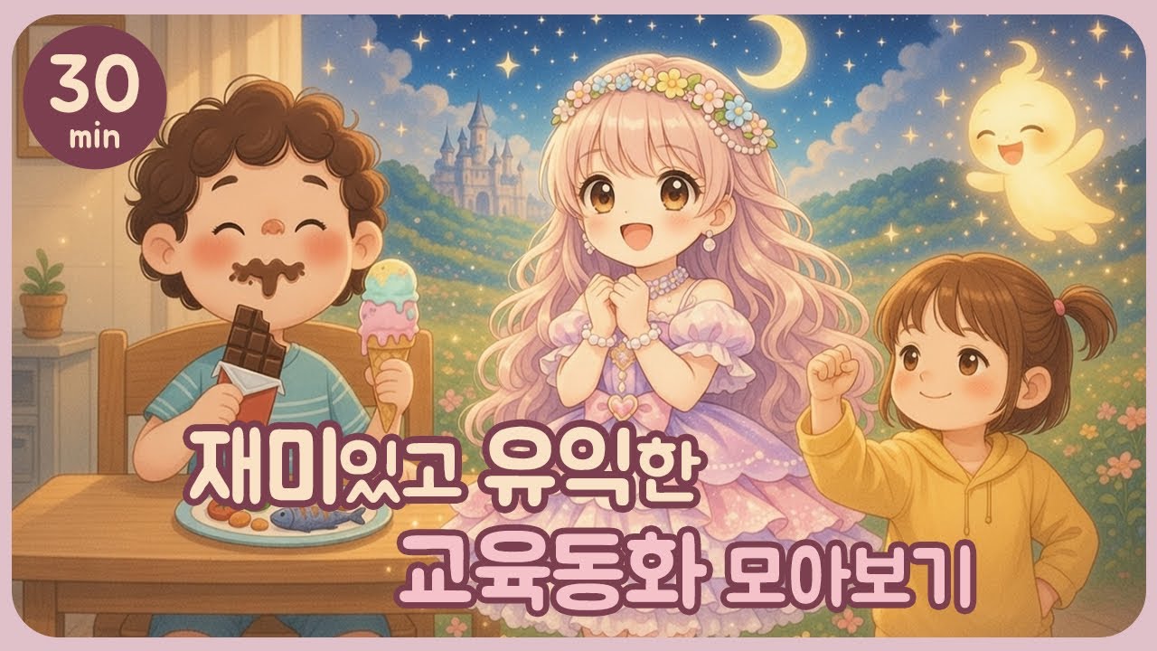 구연동화 모음집 | 교육동화 전래동화 모아보기 | 떼쓰고 편식하는 아이