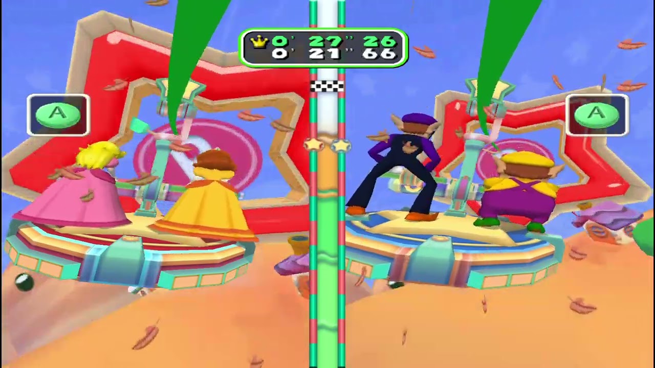 Mario Party 6 - Faire Square (Team Daisy vs. Team Wario) (25 Turns)
