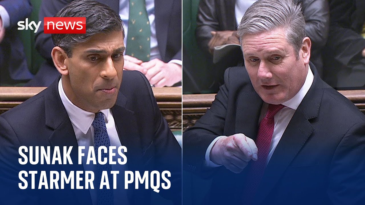 PMQs in full: Rishi Sunak faces questions on the economy, immigration and the home secretary