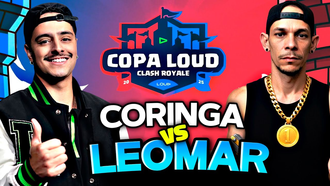 CORINGA vs LEOMAR - X1 NA COPA LOUD DE CLASH ROYALE!! | EP.03