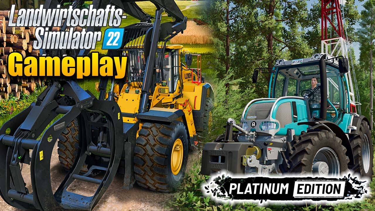 LS 22 Platinium- Achterbahn und Schiffsbau: Volvo und Forstmaschinen in Action -Farming Simulator 22