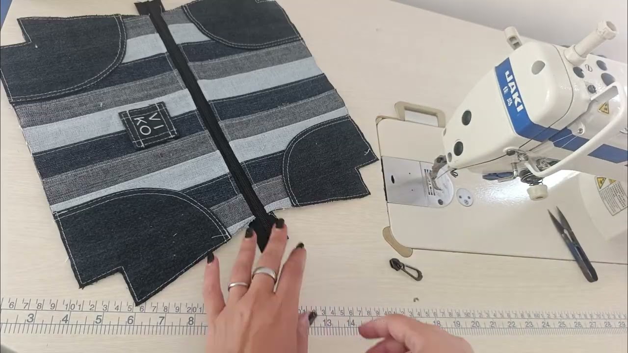 Confección de neceser / Estilo VIKO upcycling