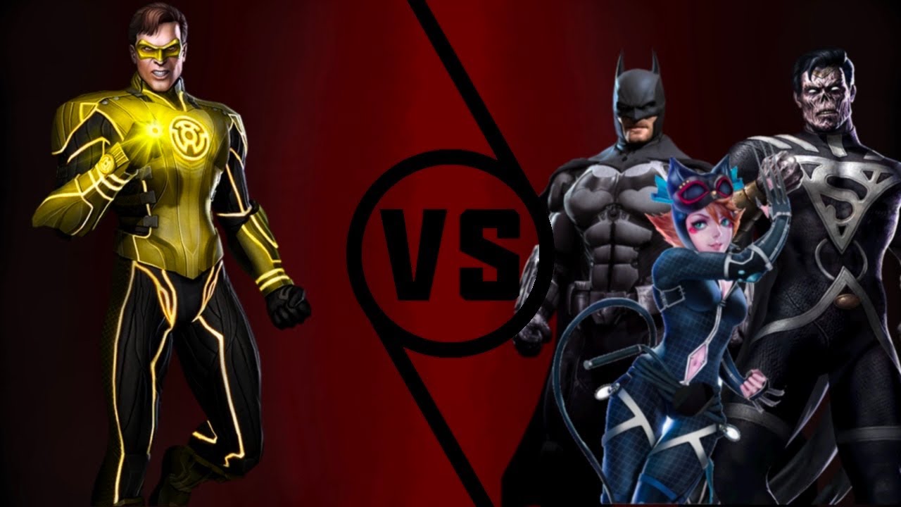 Can you beat injustice using only Yellow Lantern Hal Jordan?  [injustice mobile]
