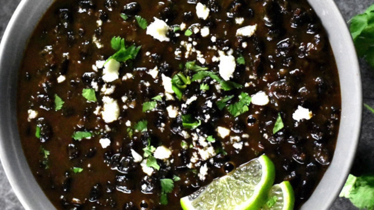 Creamy Black Beans in Instant Pot