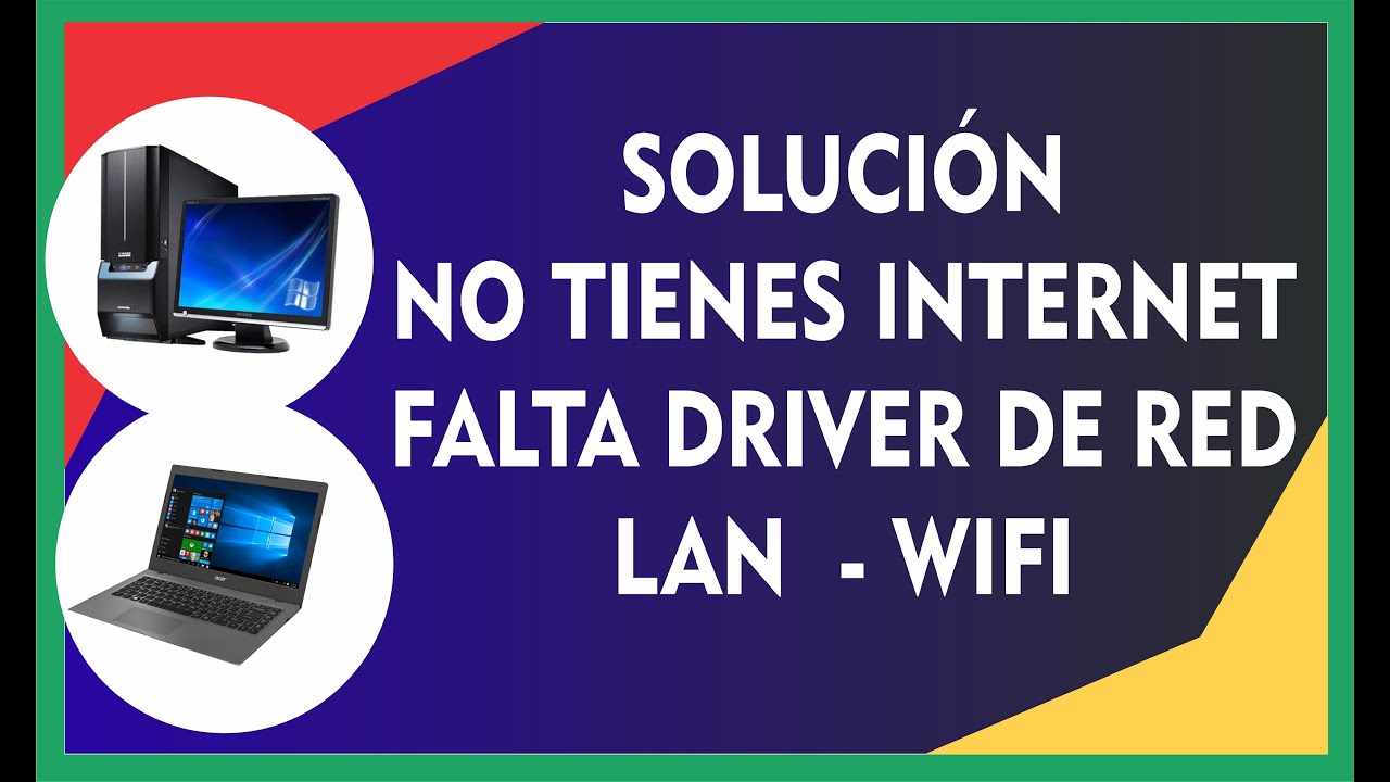 Descargar e Instalar Driver de Red LAN o WIFI - Formateaste y No detecta el Driver Solución.