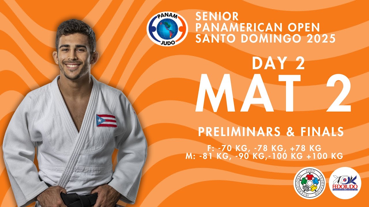 Open Panamericano Santo Domingo 2025  Dia 2 Mat  2 Preliminares y Finales