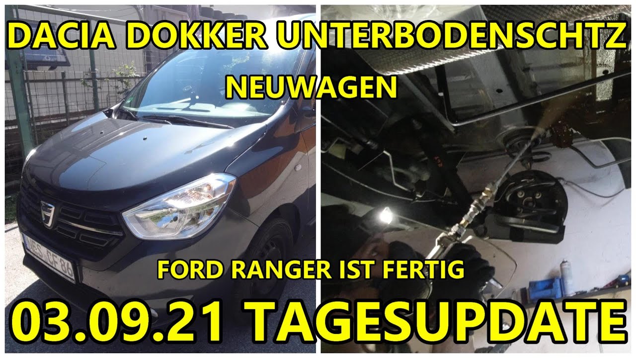 Dacia Dokker und Ford Ranger Unterbodenschutz