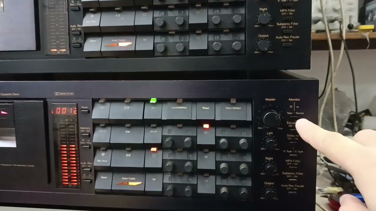 Nakamichi Dragon, Hướng dẫn thâu băng, cassette deck recorder, Lấy bias, bias calibration. 