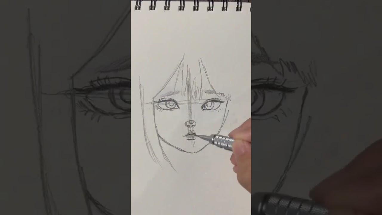 how to draw cute doll face#drawing #art #sketch #drawingtutorial #doll #dolls #draw #artist #arte