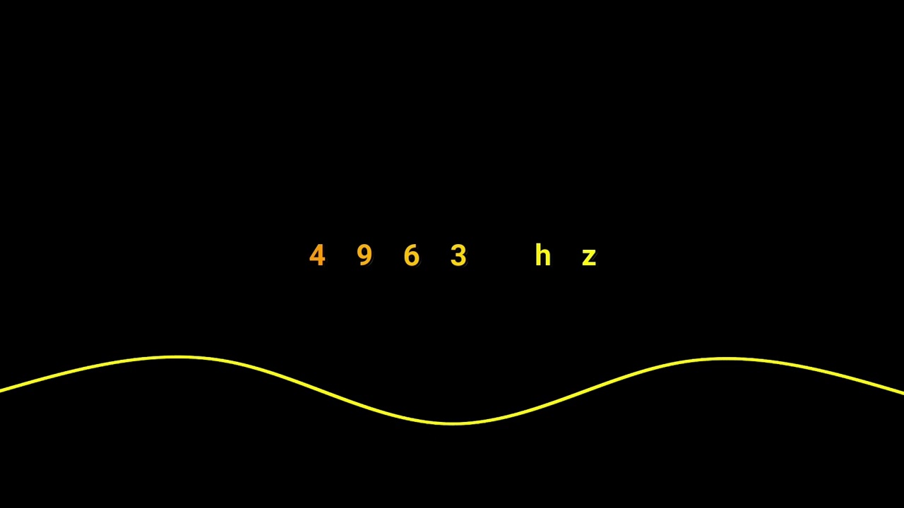 ⒽⓏ 4963 HZ FREQUENCY TONE 15 MINUTS ЧАС tono frecuencia 🔥🎵 🎧