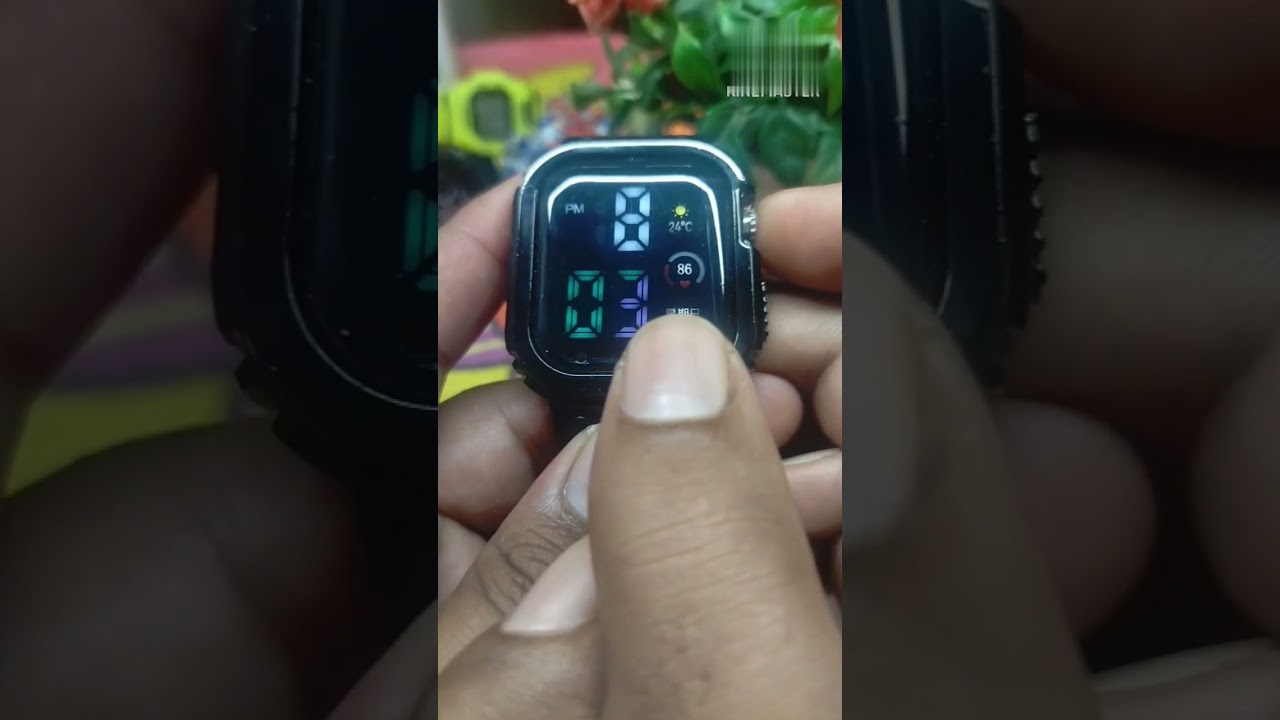 how to set time in led watch,how to set time in led digital watch