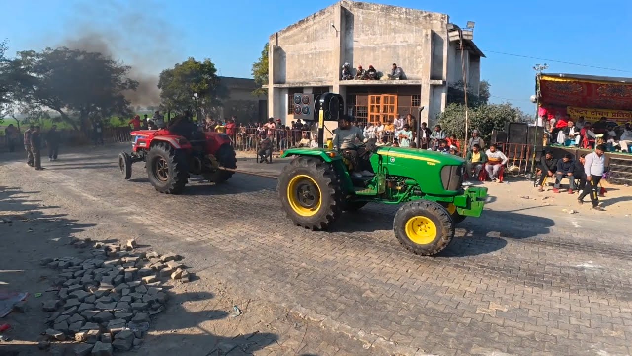 धामड़ ट्रैक्टर टोचन टूर्नामेंट। Arjun vs JohnDeere । JohnDeere vs Arjun 