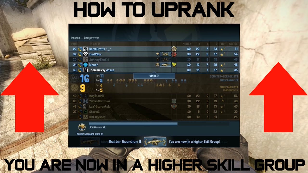 How To Uprank (CSGO)