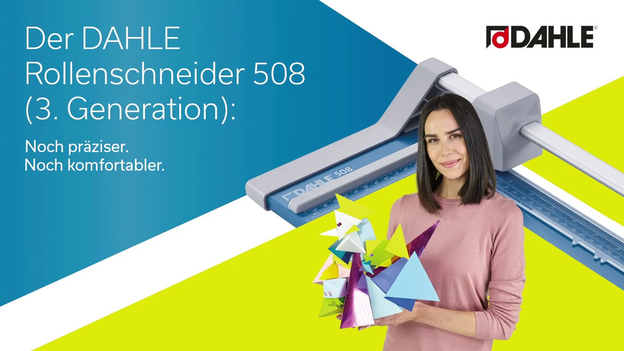 Neuer Rollenschneider DAHLE 508 auf einen Blick | www.dahle-office.com