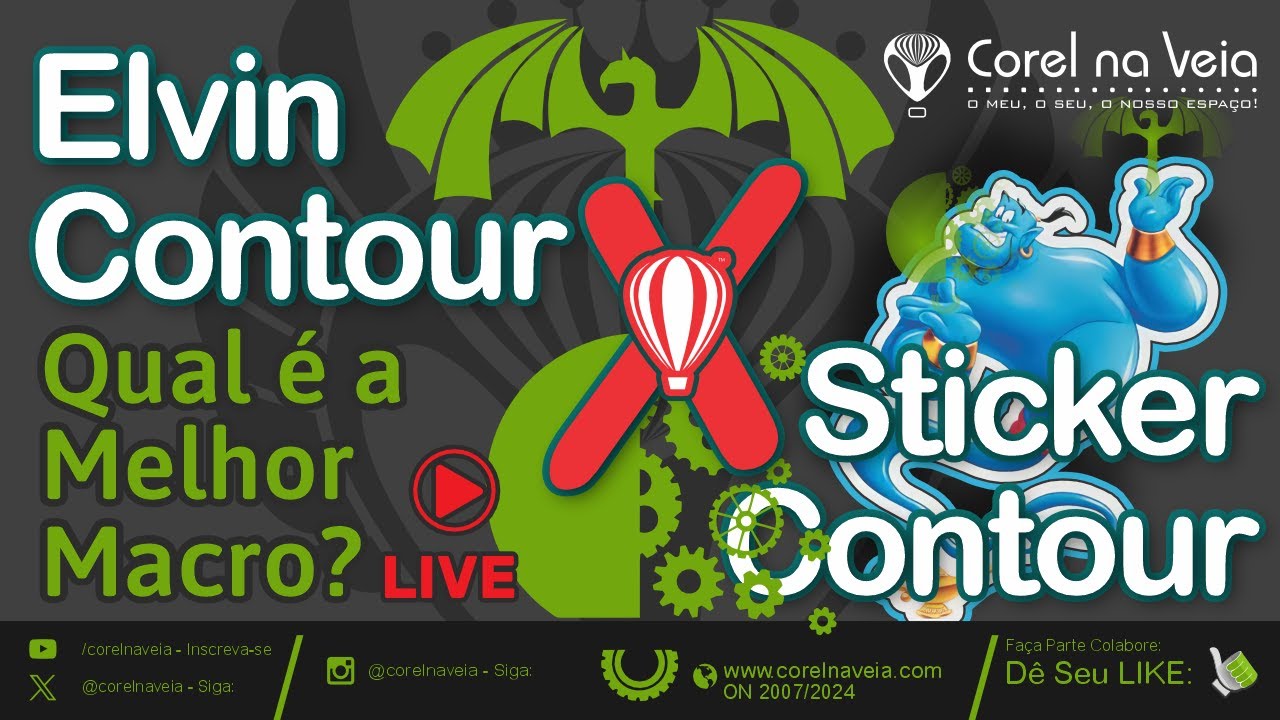 Elvin Contour X Sticker Contour Qual é a Melhor Macro?