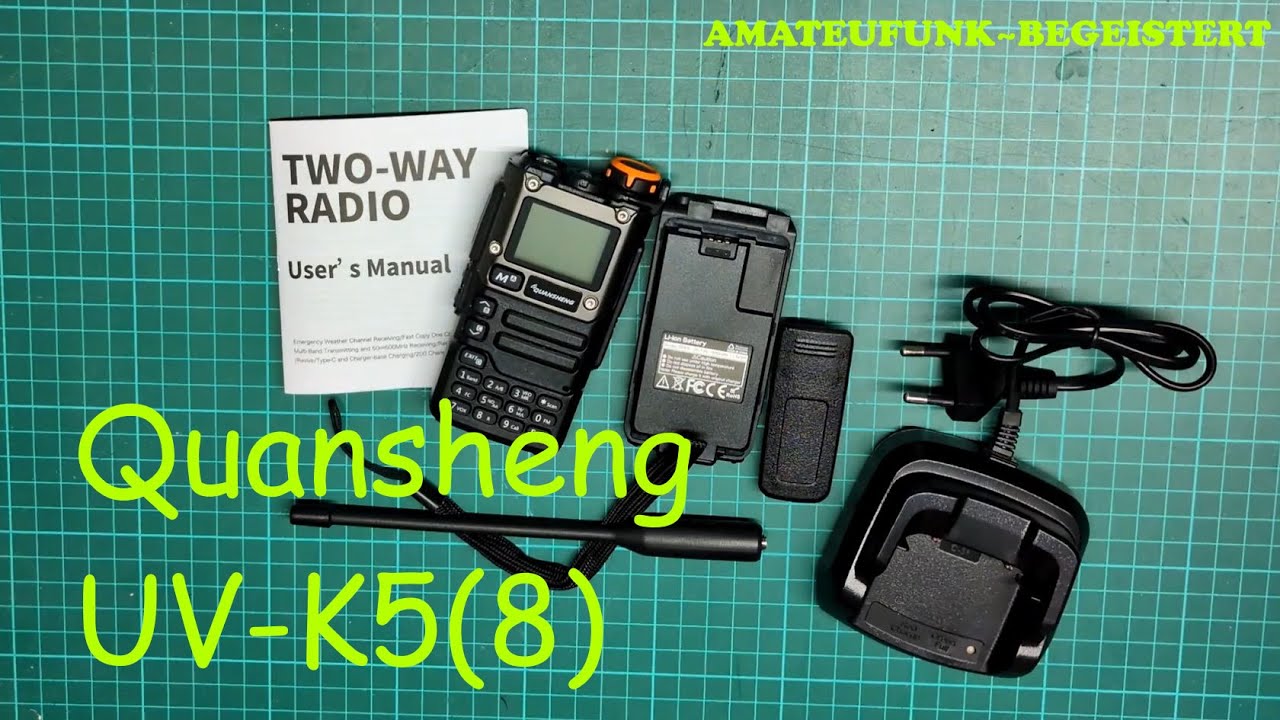 Quansheng UV-K5 (8) VHF/UHF Handfunkgerät - Vorstellung + Leistung
