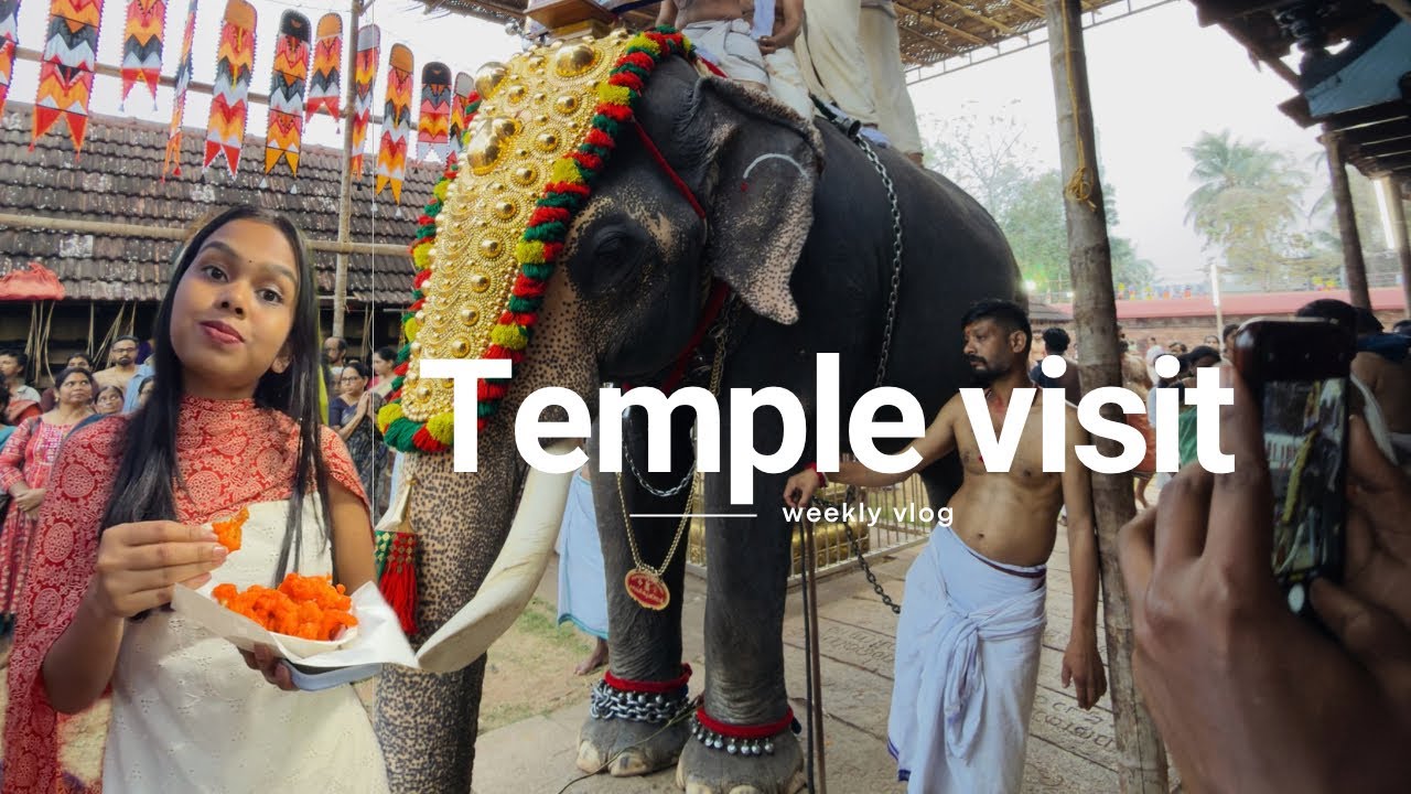 Temple visit😍| food vlog🍛|valayanad temple |Ulsavam