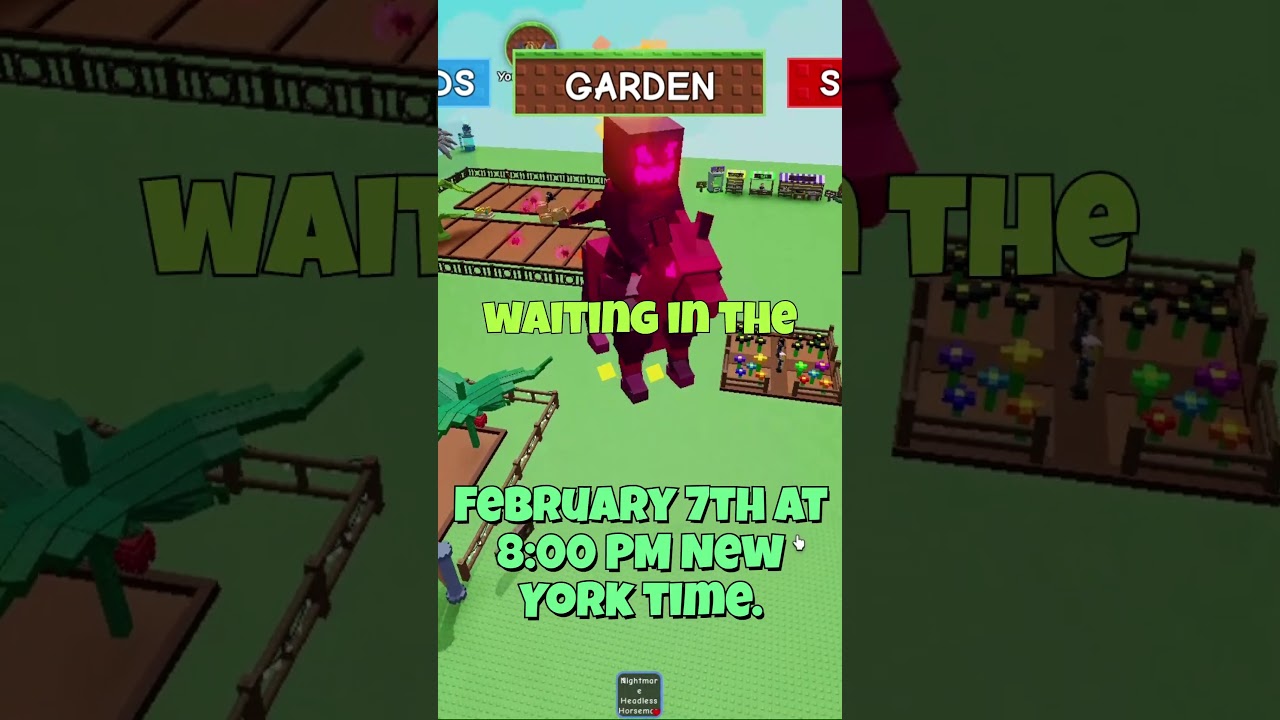 🔥🐎 Розыгрыши призов на выходных! 😱 | Кошмарный безголовый всадник! | #growagarden #roblox #gag #g...