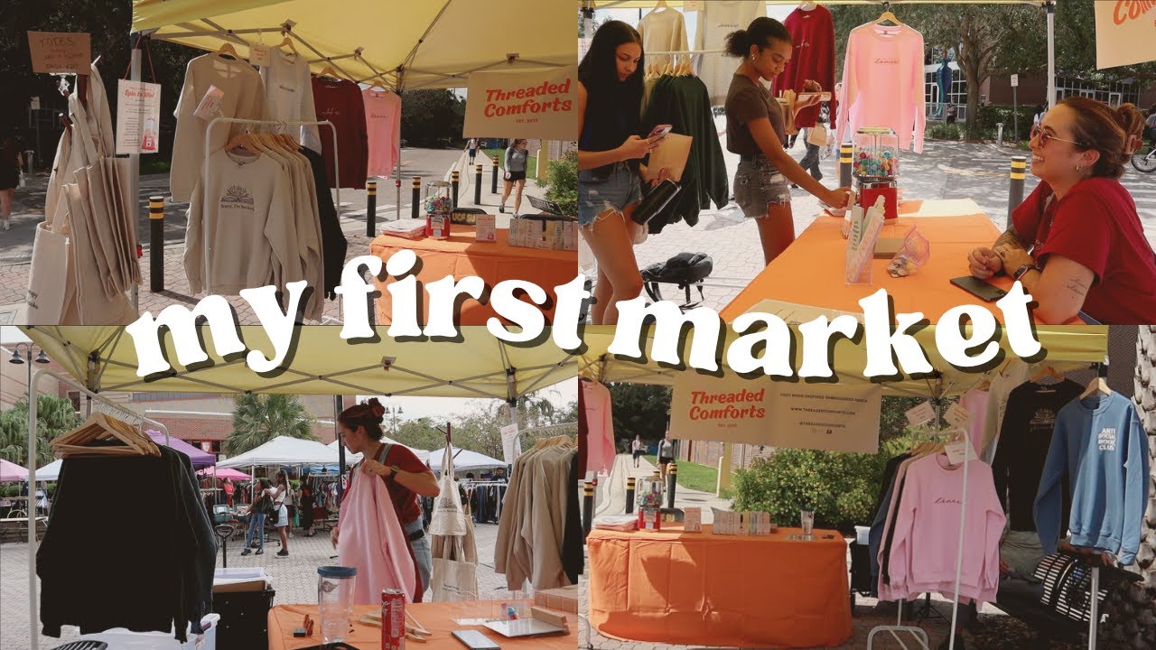 Craft Market Vlog 🎨 My First Market