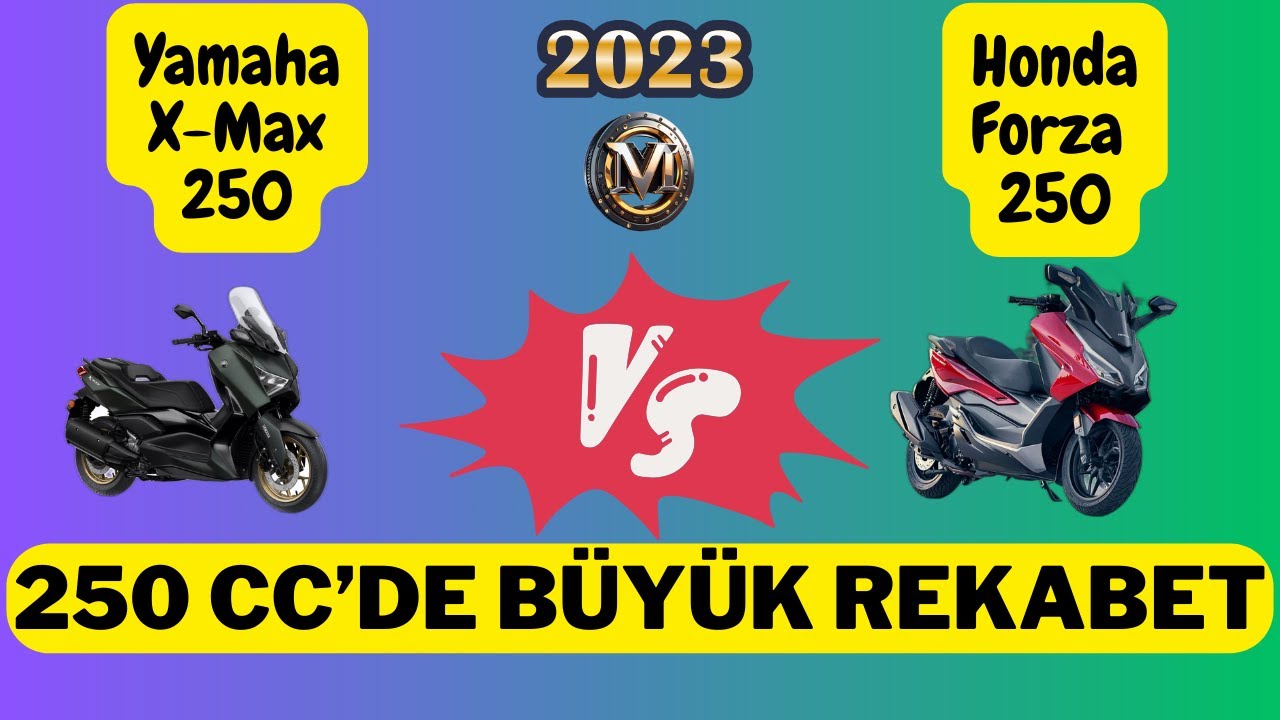 250CC BÜYÜK REKABET / YAMAHA X-MAX 250 VS HONDA FORZA 250 / EZELİ RAKİP EBEDİ DOSTLUK /TERCİHİNİ YAP