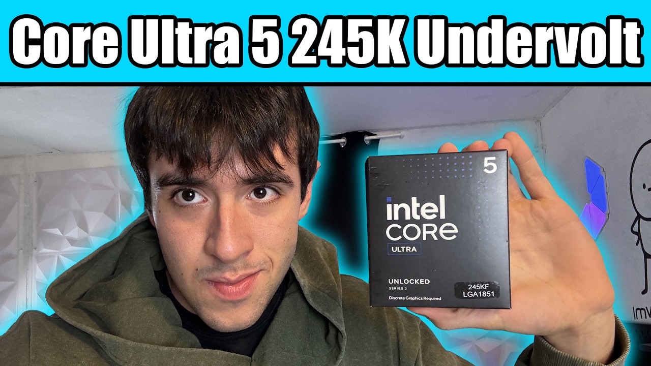 Undervolt your Intel Core Ultra 5 245K for more FPS and Lower Temperature!