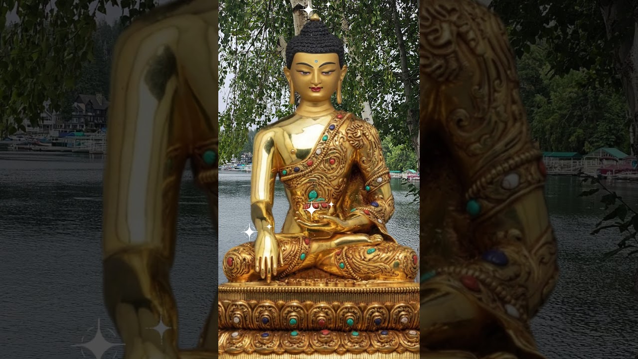 #Shakyamuni Buddha Mantra, #Prayer To Shakyamuni #Buddha 💜🙏🏻🪷📿☸️ #SagaDawa #Fall  #spritual #love