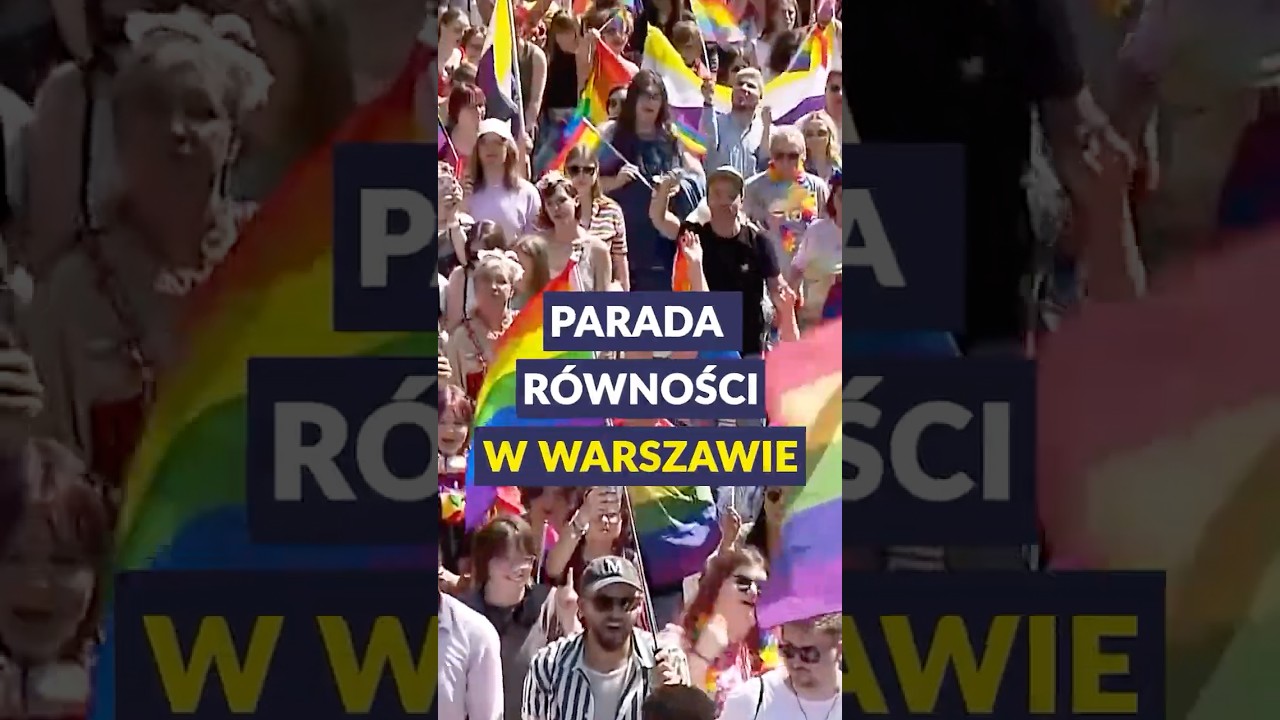 Ulicami Warszawy przeszła Parada R&oacute;wności | 19.30 SHORT | 14.06.2025
