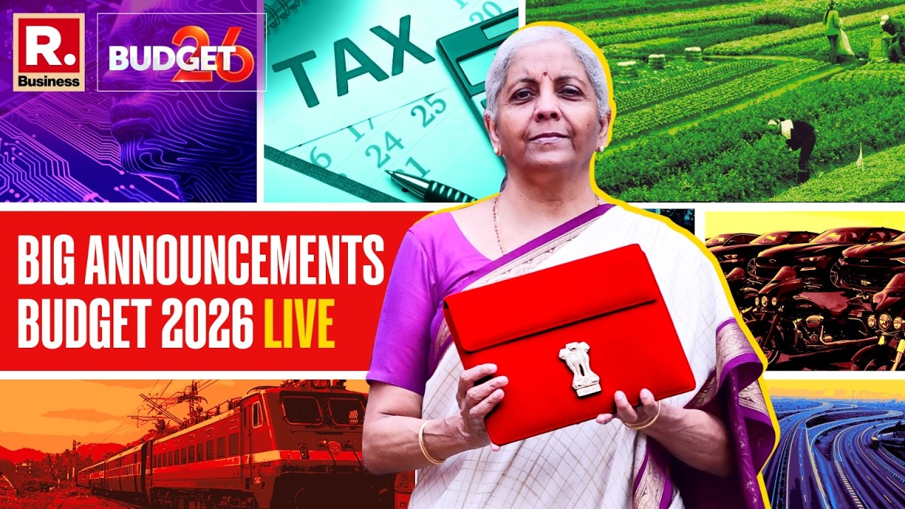 Nirmala Sitharaman Union Budget 2026 Speech LIVE: Income Tax Changes | Big Announcements