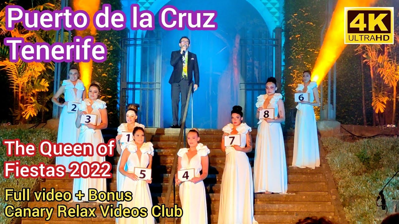 TENERIFE 🏝️ Puerto de la Cruz Reina de Fiestas 29 June 2022 Canary Islan Teneriffa Kanarische Inseln