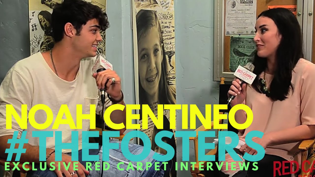 Noah Centineo interviewed on the set of Freeform's 