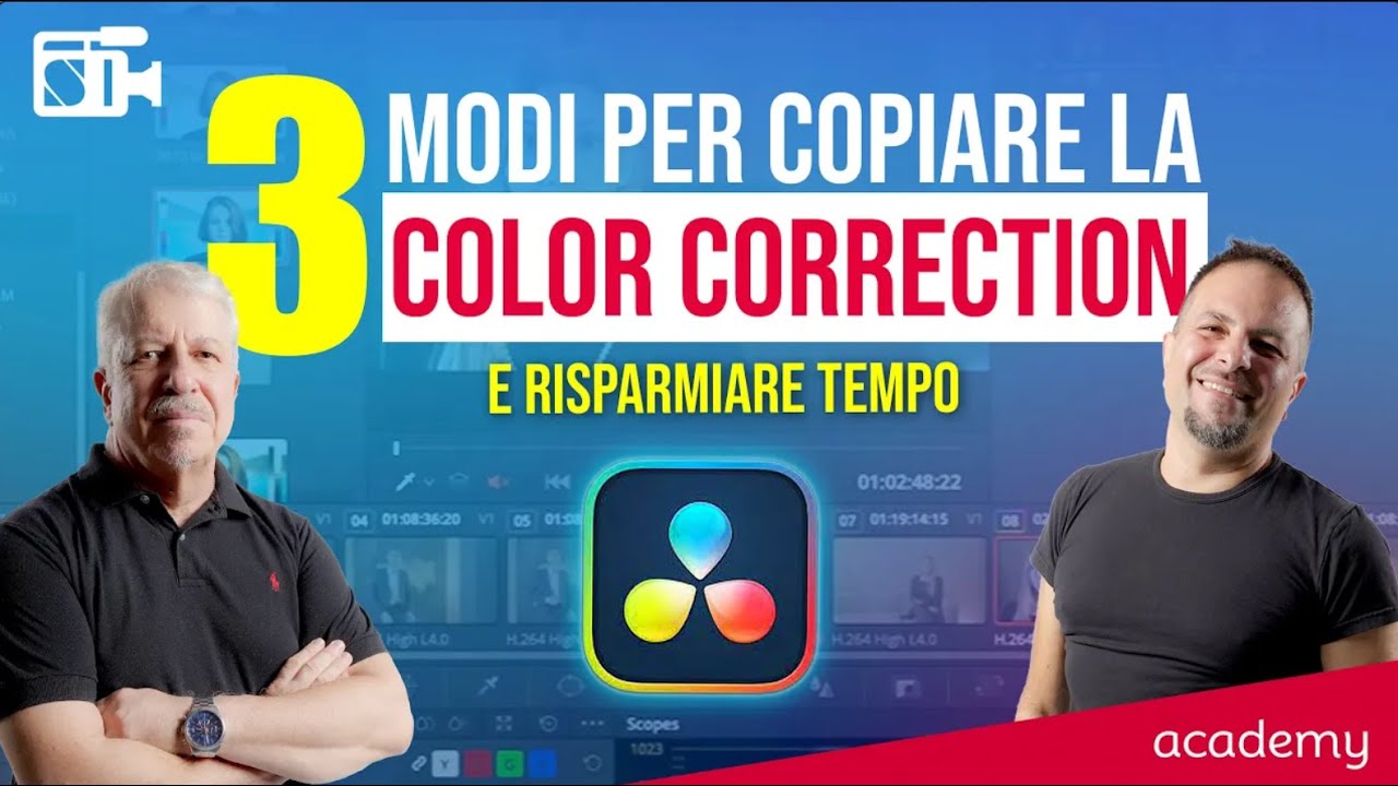 3 MODI PER COPIARE LA COLOR CORRECTION IN DAVINCI RESOLVE E RISPARMIARE TEMPO   TUTORIAL