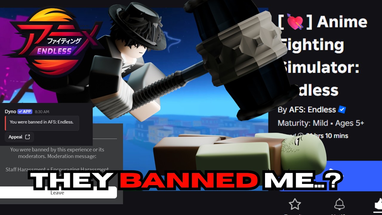 I got BANNED on AFSE for calling the Devs out