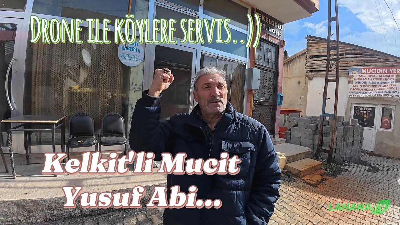 Köylere Drone İle Servis - Kelkit Mucidi Yusuf Abiden...