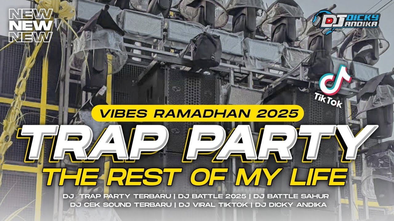 DJ TRAP PARTY 2025❗️FOR THE REST MY LIFE FYP TIKTOK - COCOK BUAT CEK SOUND