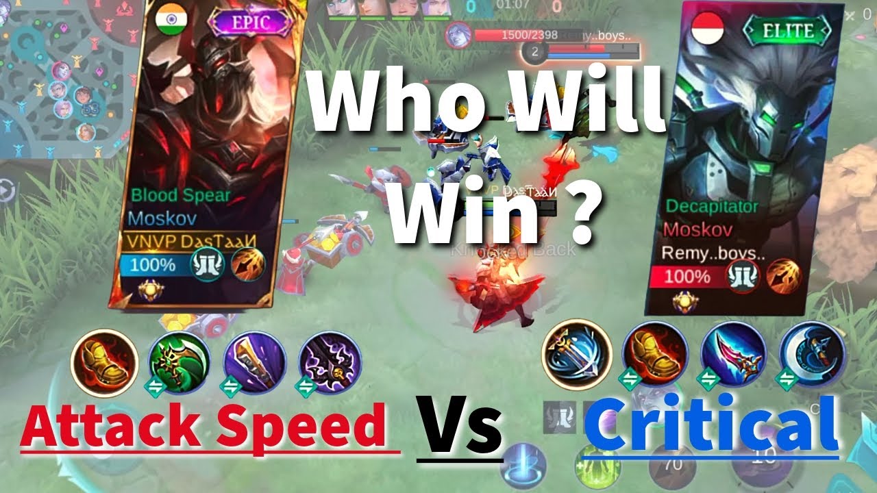 MOSCOV : MAX SPEED vs CRIT ! Which is the ULTIMATE build ?