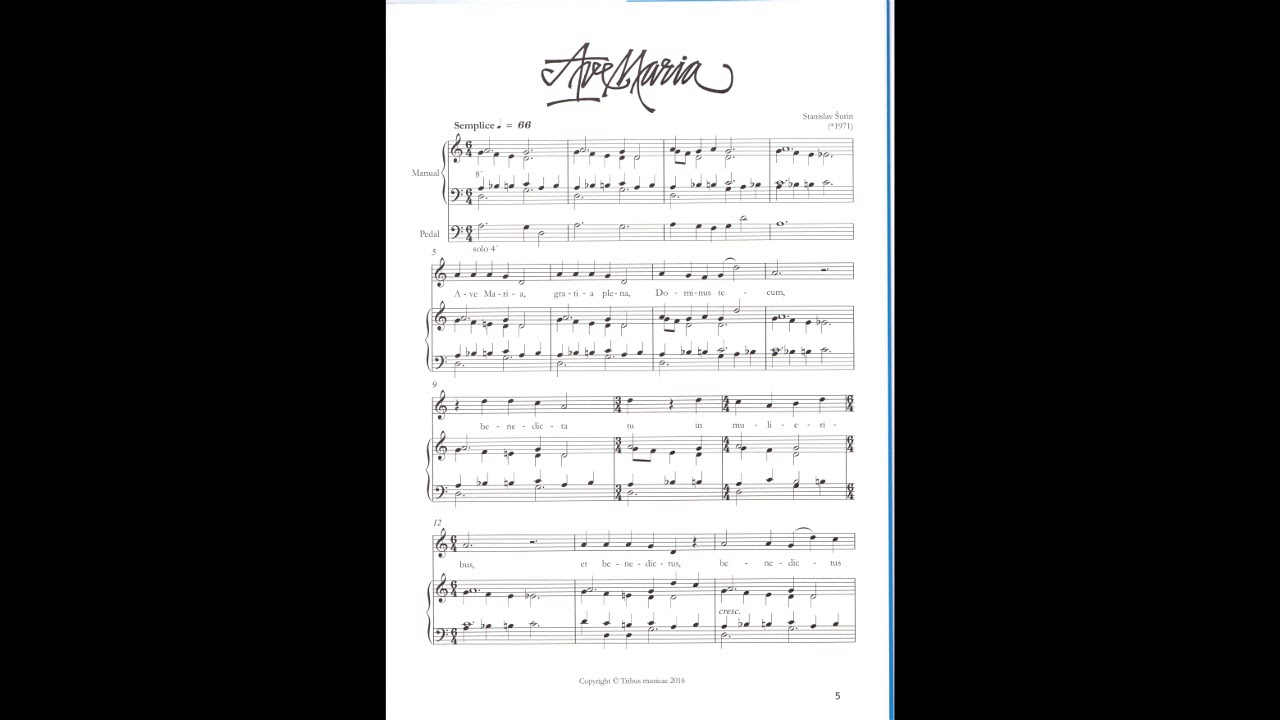 Ave Maria - Stanislav &Scaron;urin