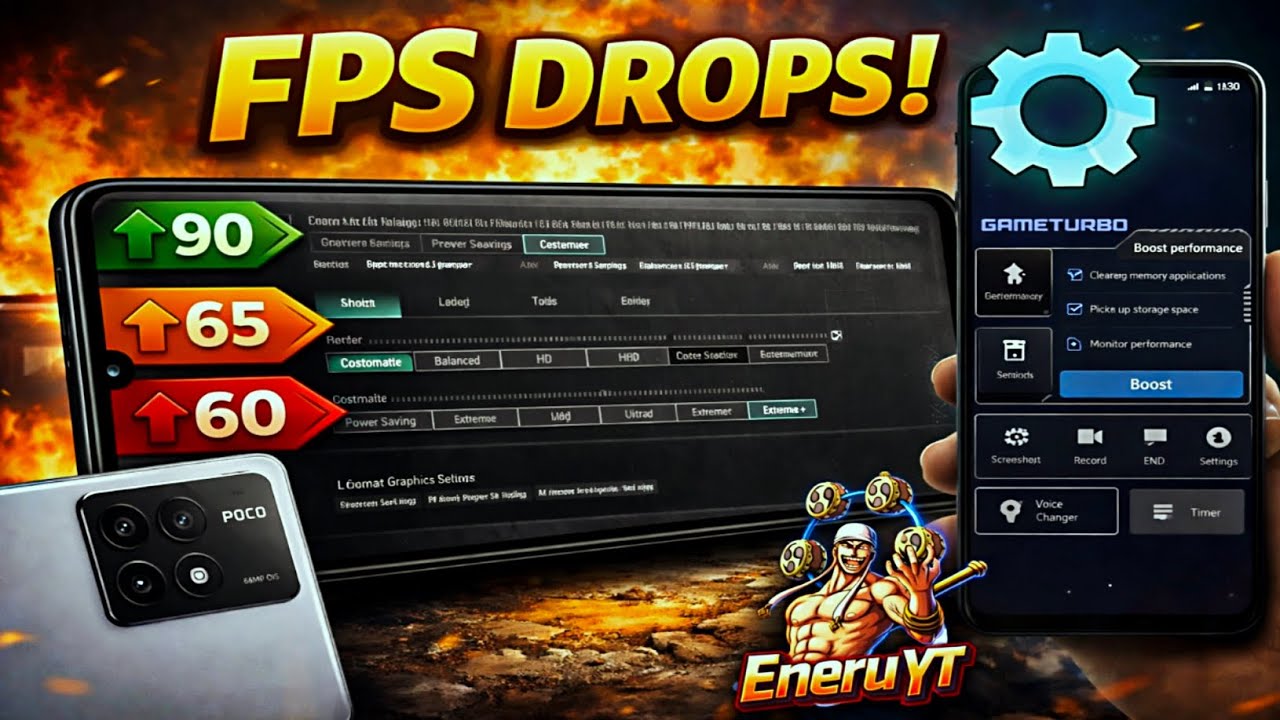 POCO X6 PRO GAME FPS Drop Problem Fix | Poco X6 Pro 90 Fps Issue Fix 😱